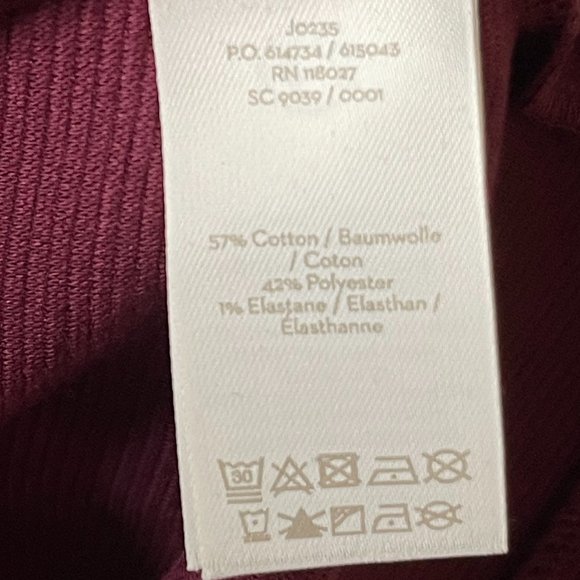 Boden | Bronte Ottoman Ribbed Jersey Dress in Ruby Ring - Picture 8 of 8